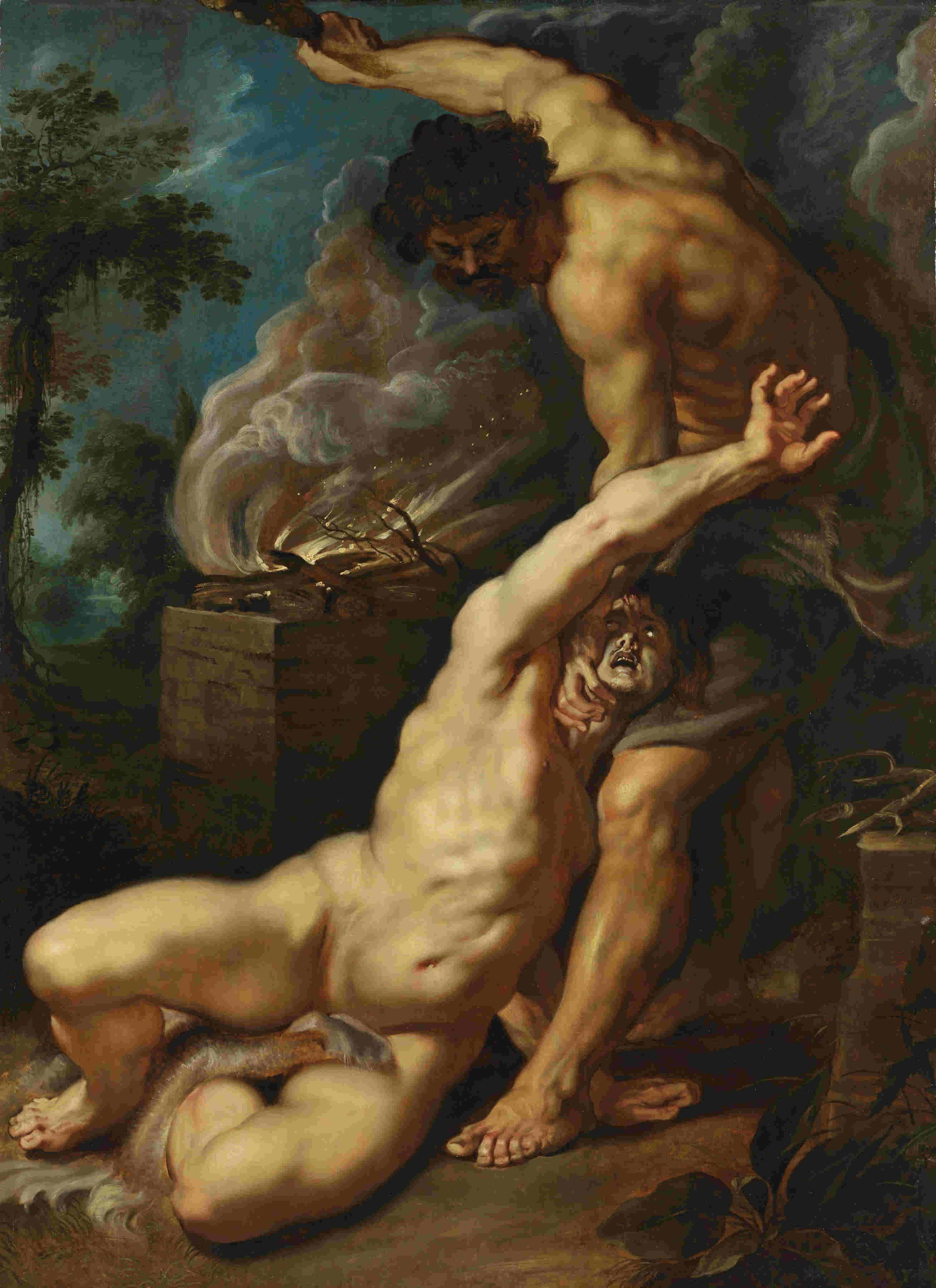 Cain killing Abel