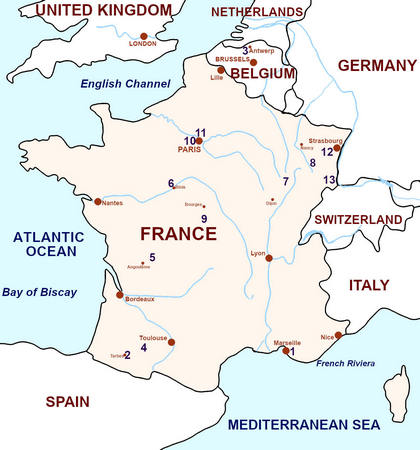 Map of the Crimes