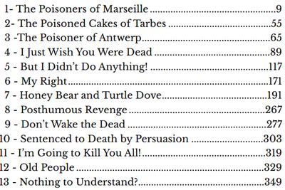 Crimes list